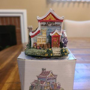 Bunny Family Village Easter Basket Weavery